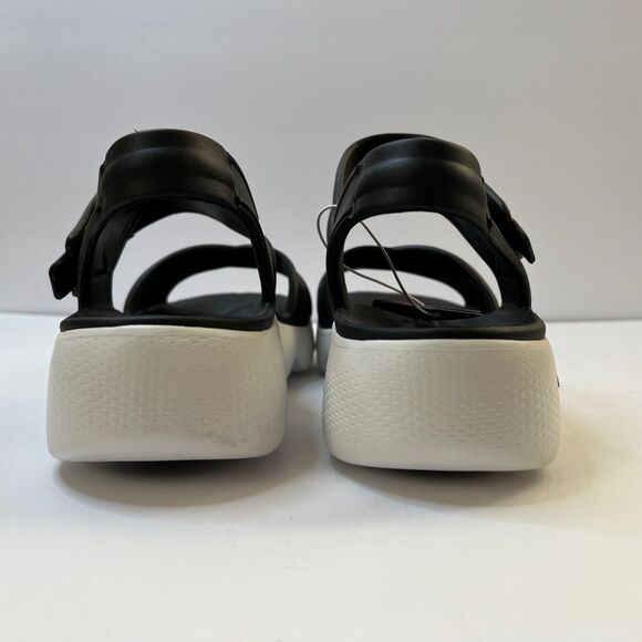 Skechers Foamies Size 9 Women Black Massage Fit Machine Washable Comfort Sandals - Picture 6 of 10